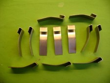 50 PART FORMED Z GREENHOUSE CLIPS FOR THICKER GLASS MAKE YOUR OWN