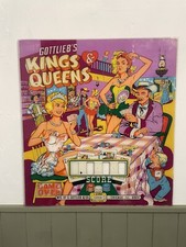 Kings And Queens By Gottlieb Iconic Pinball Back Flash 1965