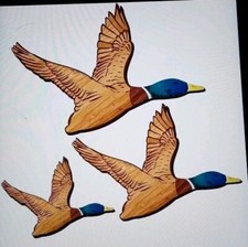 Flying ducks rustic - 2d,
