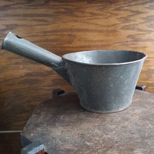 Vintage Tin Cup Scoop Dipper
