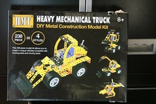 Heavy Mechanical Truck DIY metal construction model Kit age 8+ 