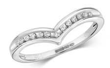Real Diamond Wishbone Ring