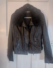 Oasis Leather Jacket Size L