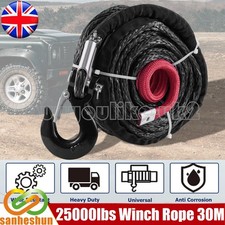 25000 lbs Winch Rope 10mm x30m