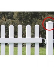 PVC Lawn Picket Fencing And