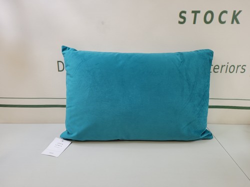 John lewis cushion teal velvet - john,