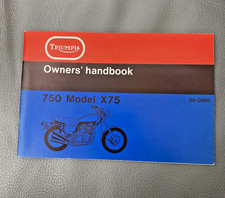 TRIUMPH 750 X75 OWNERS