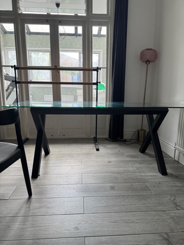 Habitat black dining - , table