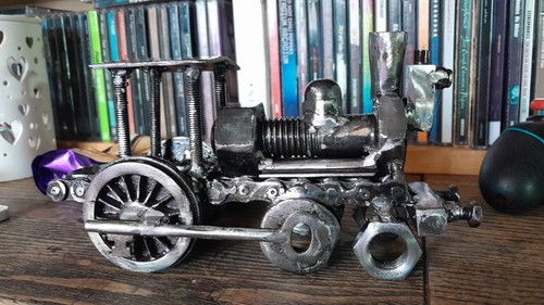 Handmade metal steam - handmade,