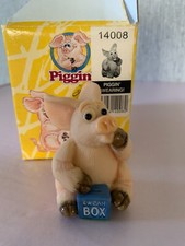 PIG PIGGIN SWEARING WITH SWEAR BOX ORNAMENT  DAVID CORBRIDGE BOXED PERFECT