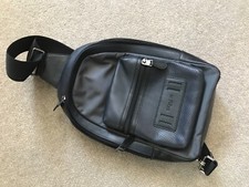 Coach Black Leather Sling Bag