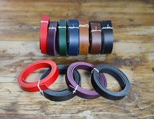 Italian Veg Tanned Buttero Leather Strap / Belt Blanks 2.6-2.8 mm Various Widths