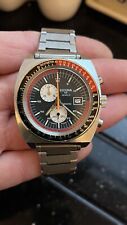 Vintage Sicura Chronograph Watch, Ref. EB8406, 1960’s, 40mm, Manual Wind. 100%