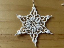 NEW Handmade Crochet Snowflake