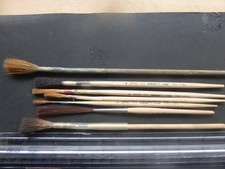 Wrights of Lymm, goose quill ,squirrel,sable artist's brushes