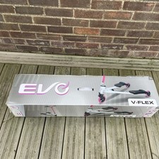 EVO Light Up V-Flex Foldable Scooter - Pink White Boxed