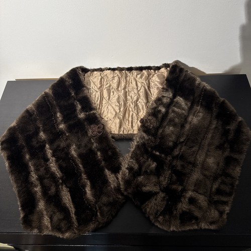 Fake fur stole motes furs - fur,