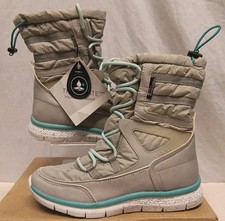 O'NEILL ZEPHYR LT SNOW BOOTS GREY TRAINERS ANKLE BOOT SIZE 4 EU 37 RRP £80.00