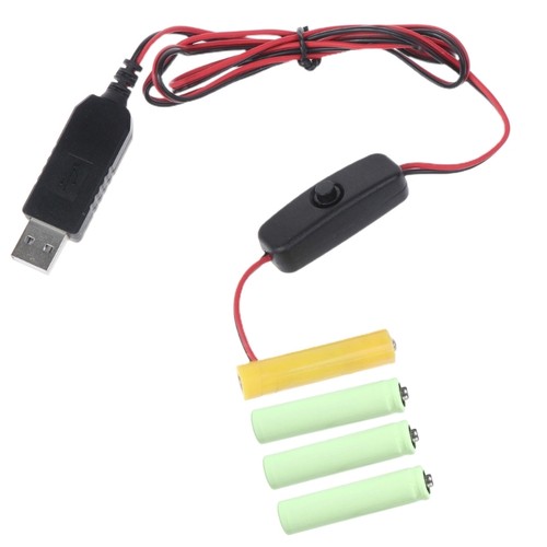 Aaa battery eliminator cable - aaa,