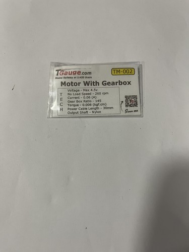 Gauge 002 motor with - gauge,
