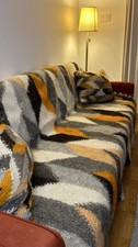 100% Wool Blanket Set with 2