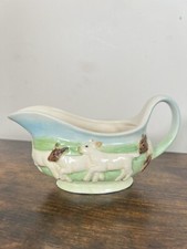 James Herriot  Kitchen Border Fine Arts A2684 Gamboling Lambs Gravy Boat Rare!
