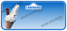Ice cream van sticker Carpigiani logo ideal front machine 320mm x 150mm decal