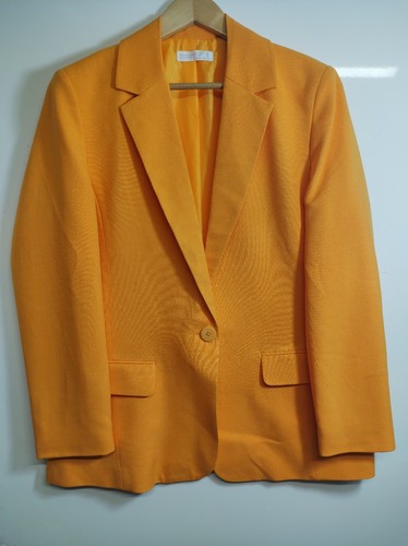 Orange blazer jacket womens - jacket,