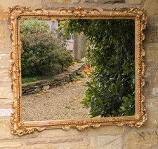 Victorian Gilt & Gesso Mirror 19th Century