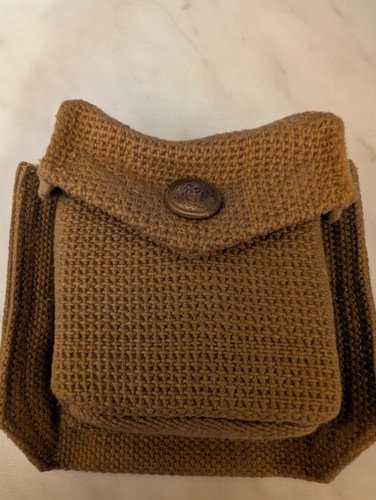 Kay canvas military pouch - canvas,