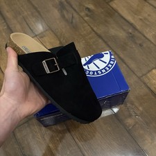 Birkenstock boston clogs suede - clogs,