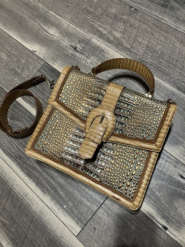 Brahmin leather top handle - leather,