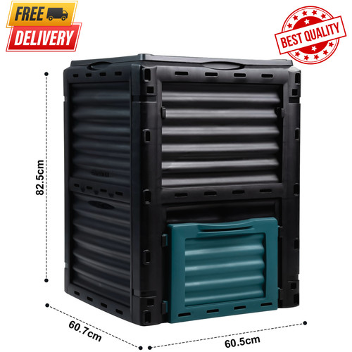 300l outdoor compost bin - outdoor,