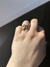 21ct Double Headed Snake Ring