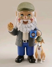 Mini Flat Cap Man And Dog