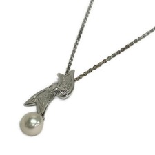 Mikimoto silver white faux - mikimoto,