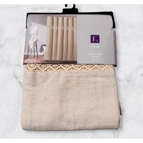 Lush decor dana lace shower - lush,