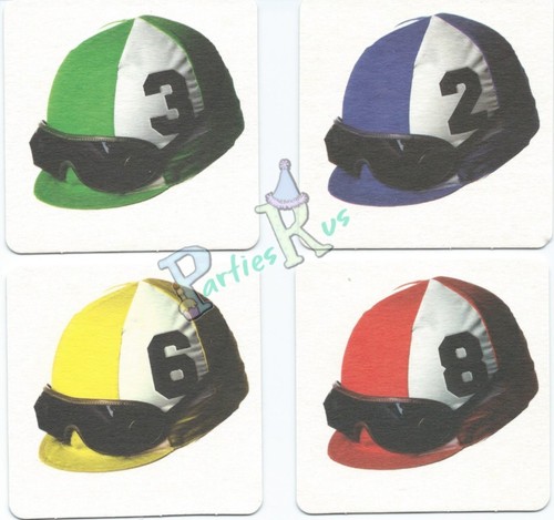 Jockey helmet drink coasters - jockey,