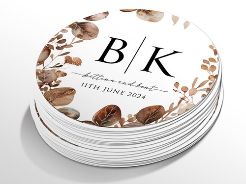 Personalised wedding round