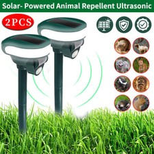 2X Ultrasonic Solar Cat Dog