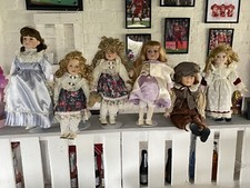 Dolls antique with stands - antique,