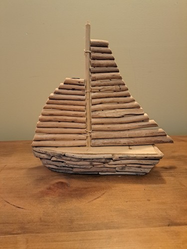 Wooden stick sailboat - , 11