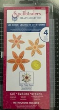 Spellbinders Shapeabilities Daisy Flower Topper Die Cutter Set