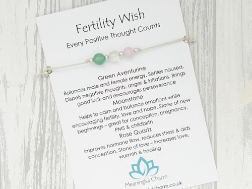 Fertility wish bracelet - wish,