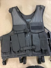 Blackhawk Tactical Ops Vest SWAT Special Forces Black Size 3