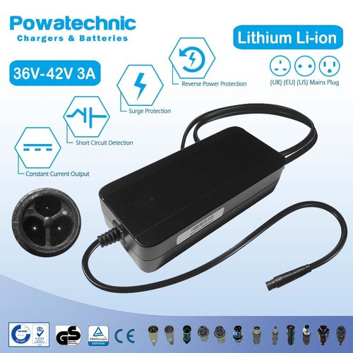 42v imp pin charger for - 3-pin,