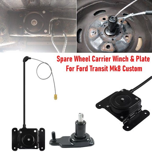 Spare wheel carrier winch - spare, winch+