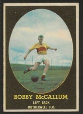 A&BC-FOOTBALL 1963 SCOTTISH (MAKE A PHOTO)-#046- MOTHERWELL - MCCALLUM