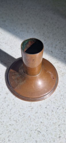 Copper candlestick small - copper,