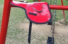 2 pcs Horse racing saddle